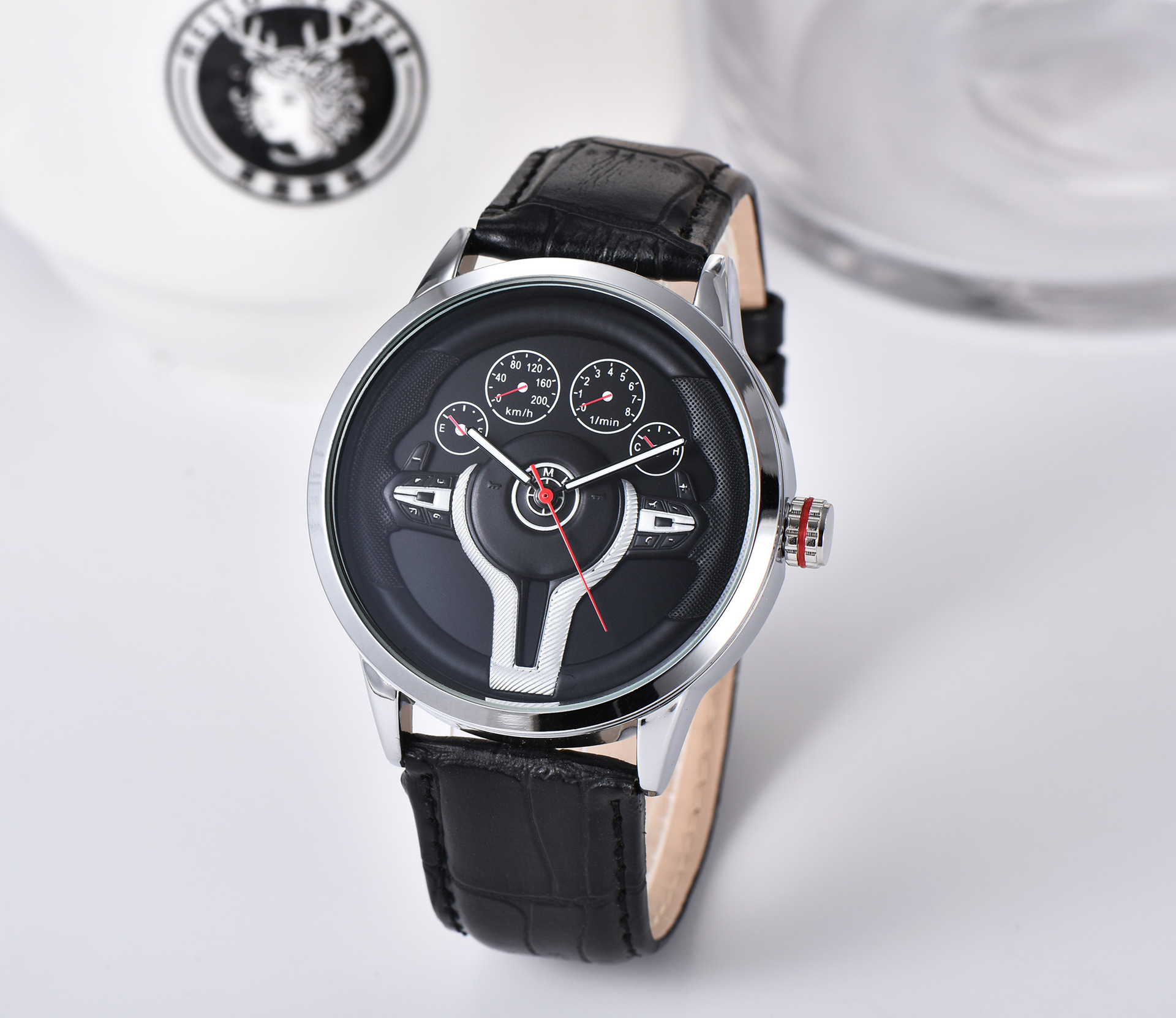 Đồng hồ nam dây da phong cách siêu xe BMW, chống nước chống xước tuyệt đốI  - mẫu đồng hồ nam giá rẻ được ưa chuộng nhất hiện nay - Đồng hồ