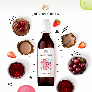 Jacob's Creek Cherry Red với màu đỏ ruby hấp dẫn và quyến rũ
